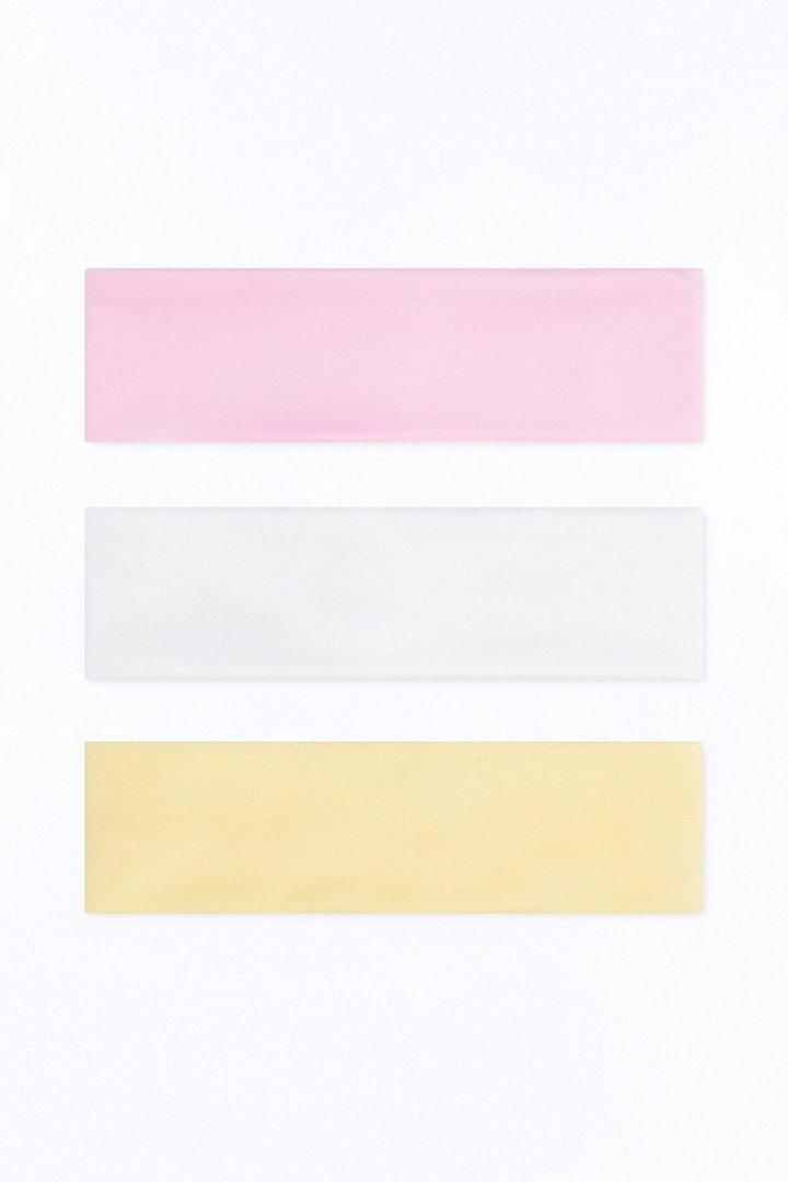 Mini Athletic Girly 3 Piece Headband Set - Multi Color