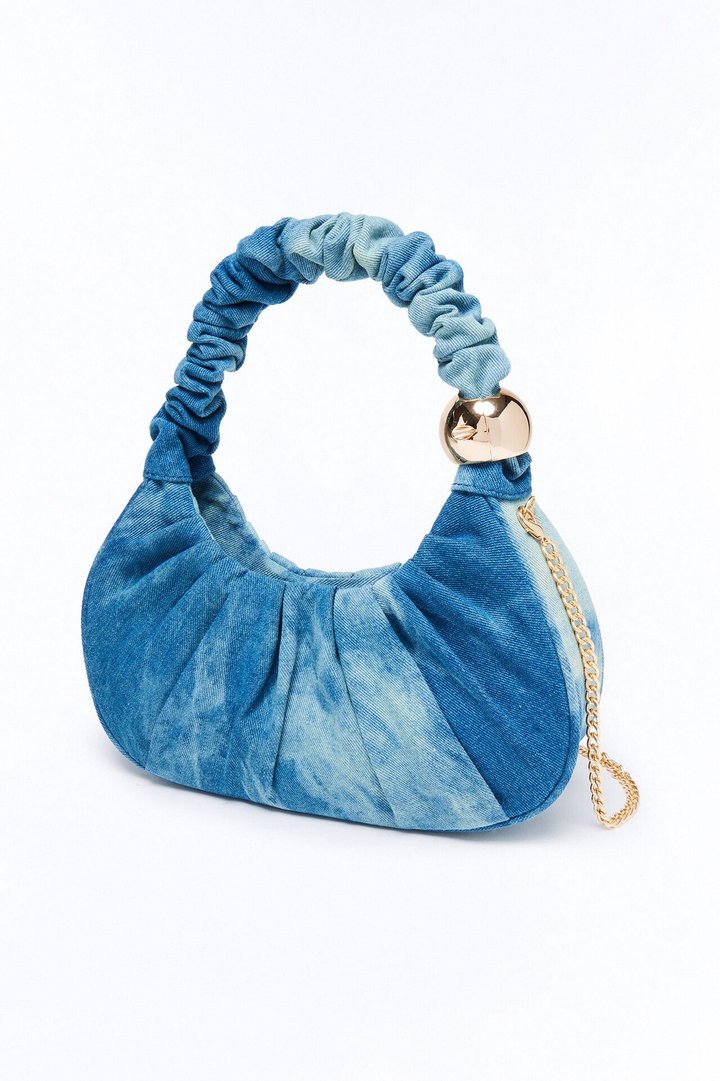 Nothing Like It Denim Shoulder Bag - Medium Wash