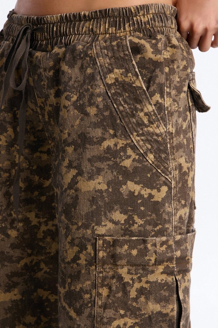 Cadet Cute Pull On Camo Jogger Jeans - Olive/combo