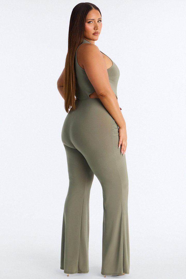 Afterhours Aura Cutout Jumpsuit - Olive
