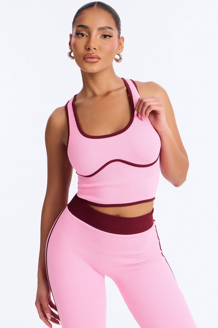 Sunday Mode Seamless Legging Set - Pink