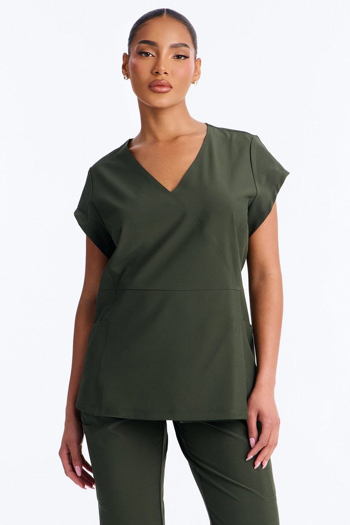 Wrap It Up Scrub Set - Olive