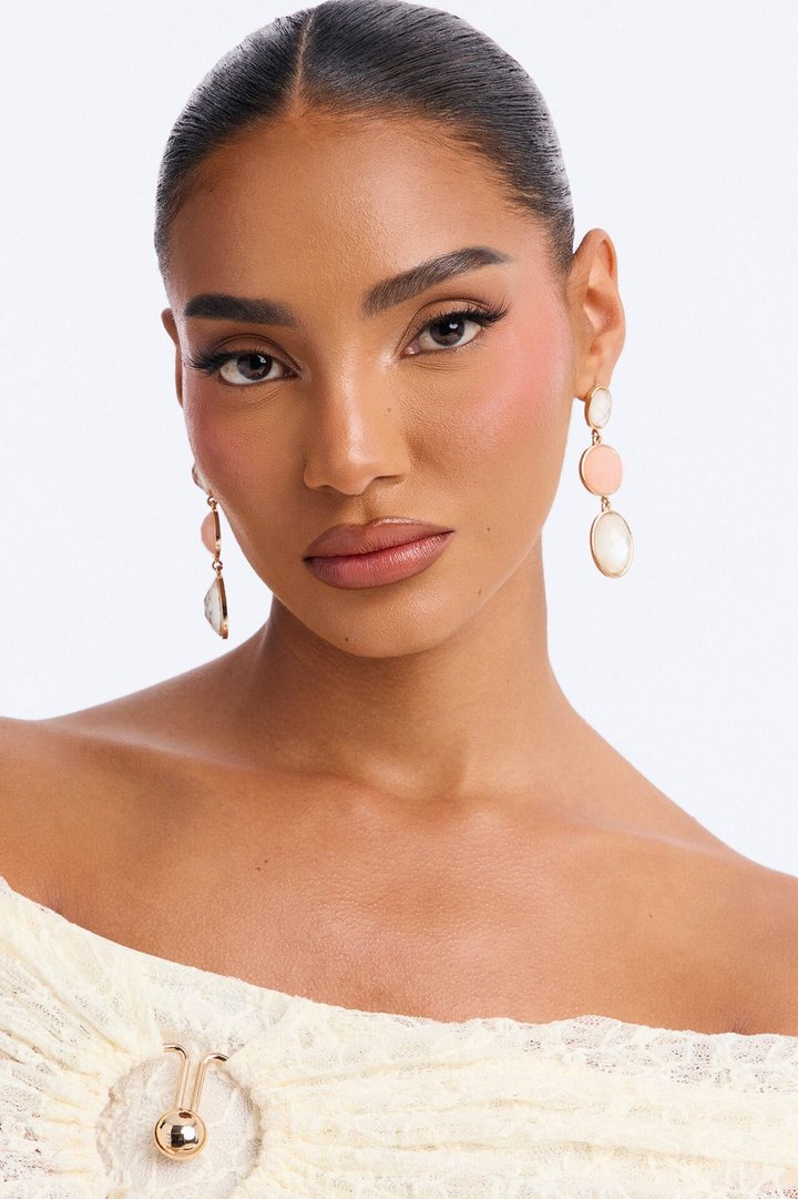 Girly Pop Drop Earrings - Multi Color