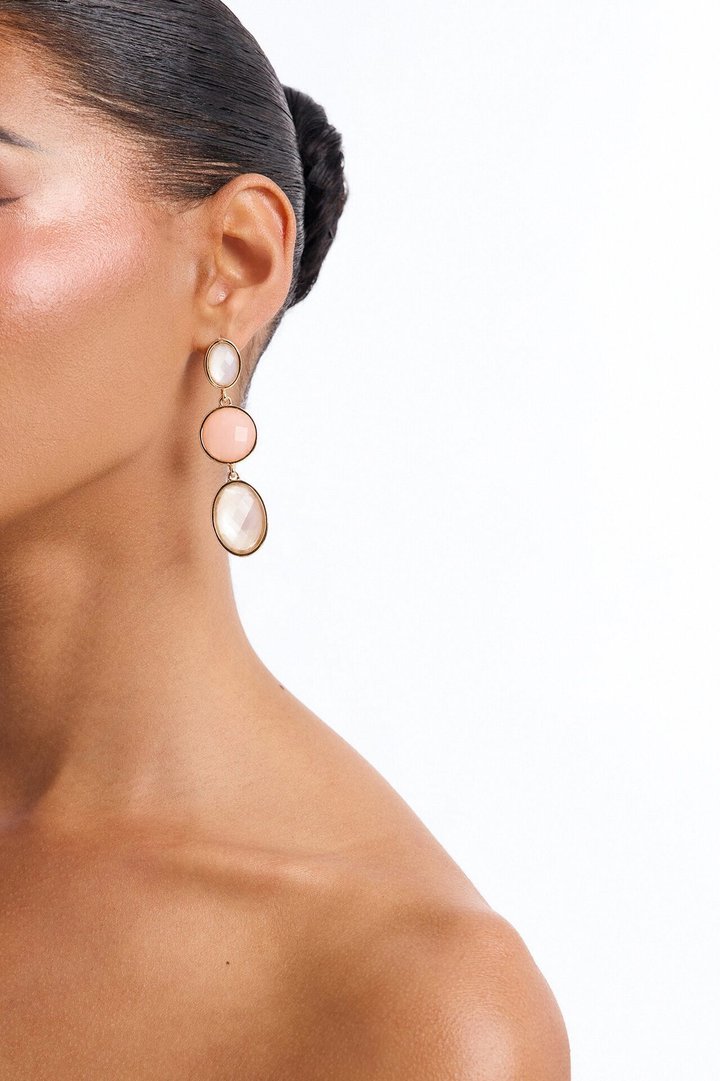 Girly Pop Drop Earrings - Multi Color