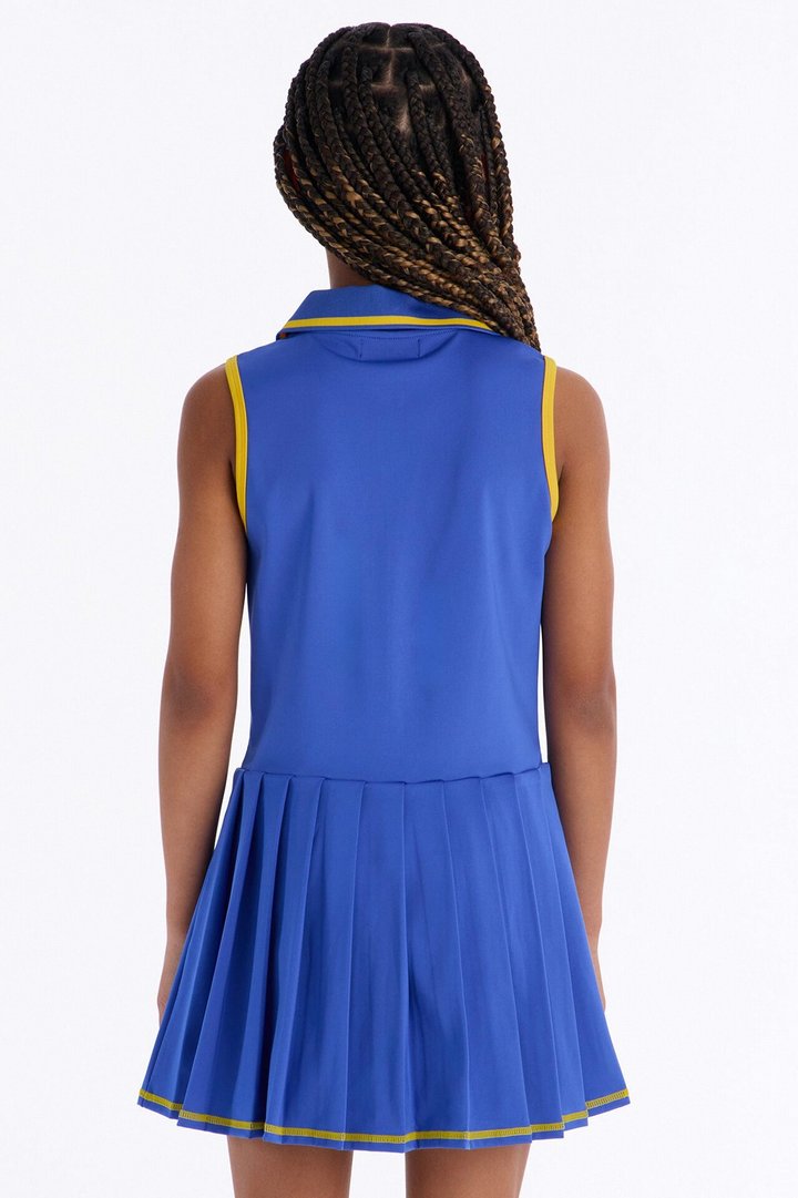 Mini Tennis Court Elevate Active Dress - CobaltBlue