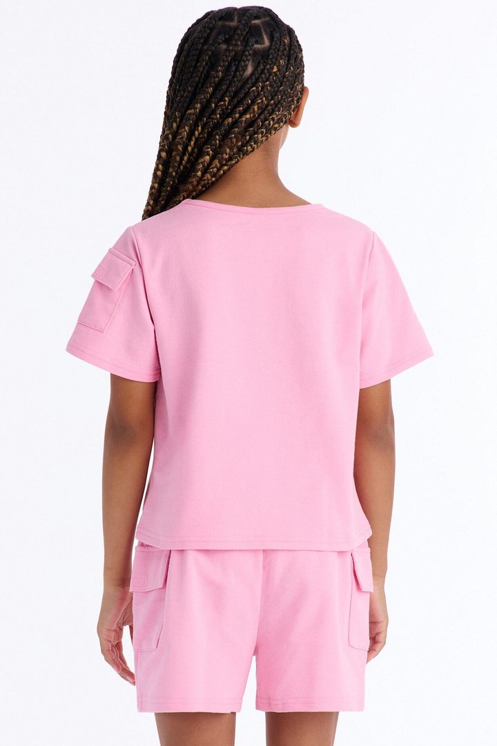 Mini Love Vibes Short Set - Pink