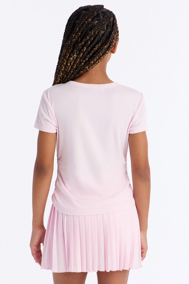 Mini So Fly Pleated Skort Set - Light Pink