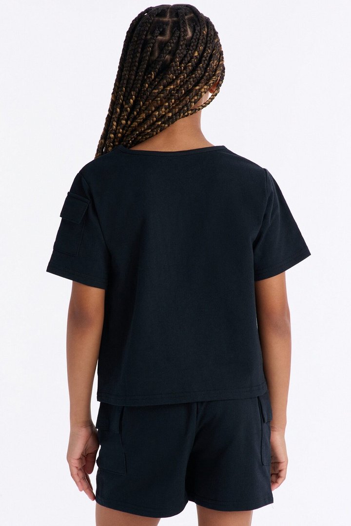 Mini Just Gotta Smile Short Set - Black