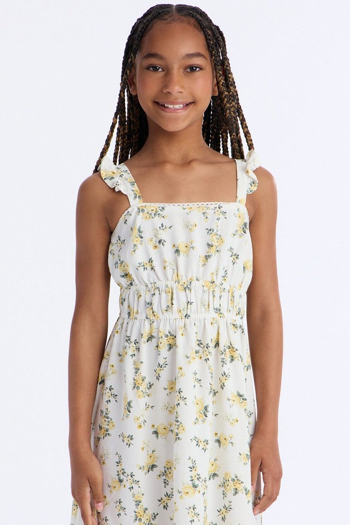 Mini Feeling Grateful Dress - White/combo