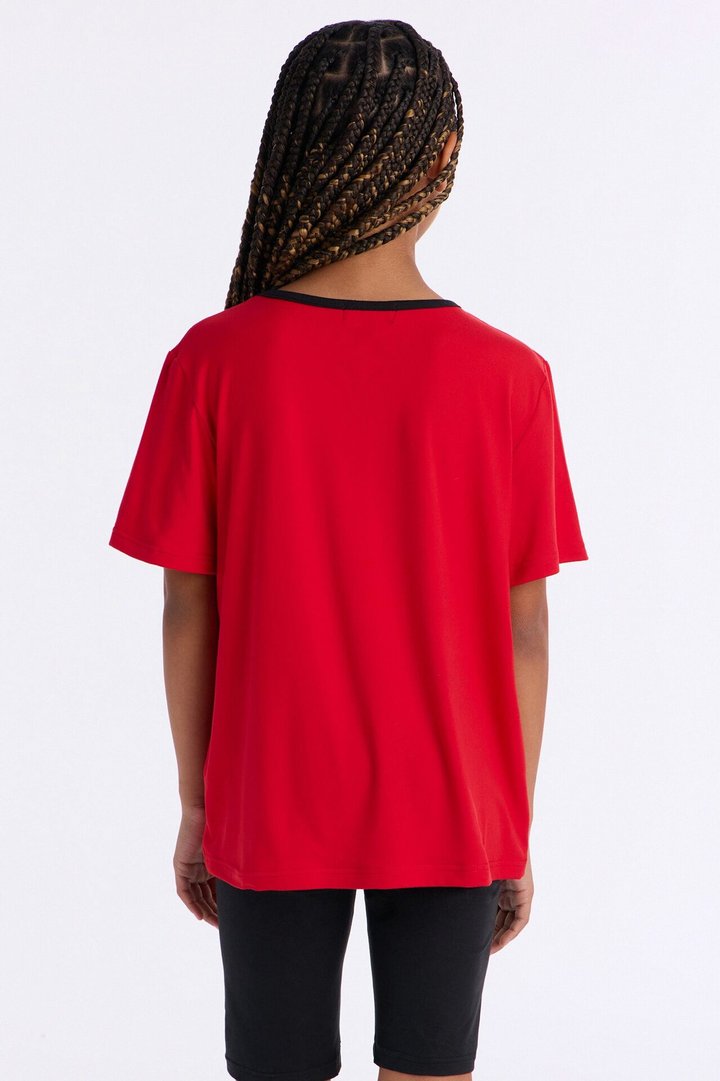 Mini Chicago Lifestyle Short Set - Red/Black
