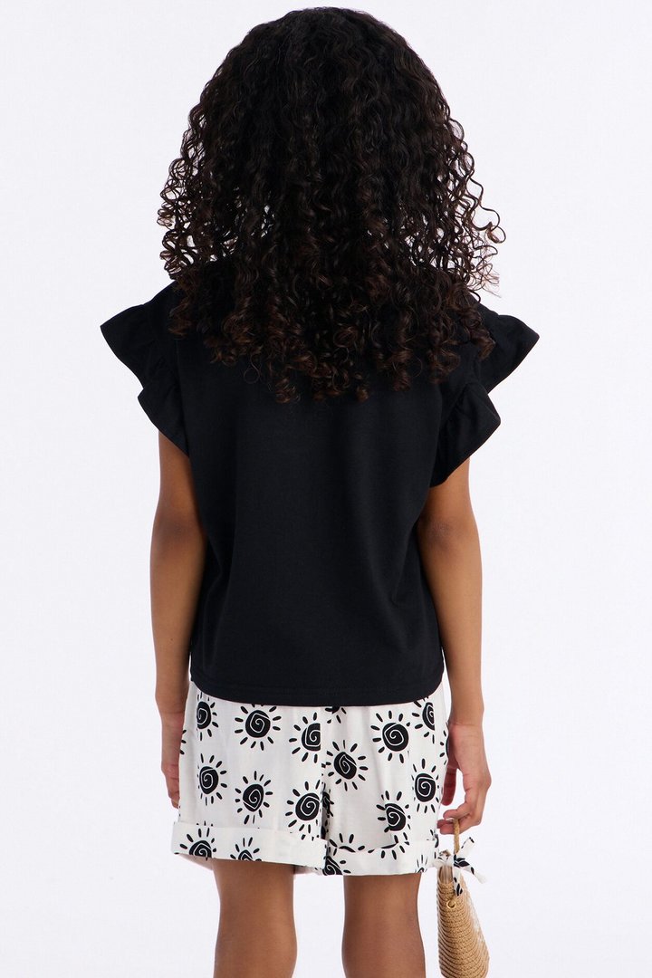 Mini Hello Sunshine Short Set - Black/combo