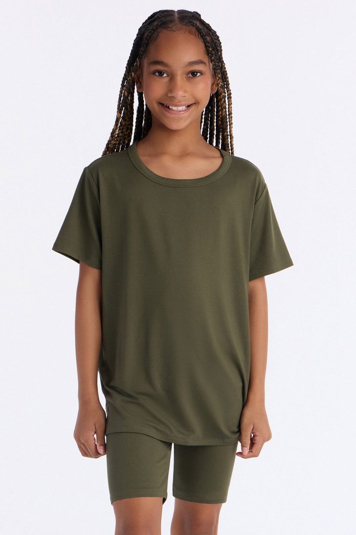 Mini Weekend Vibes Short Set III - Olive