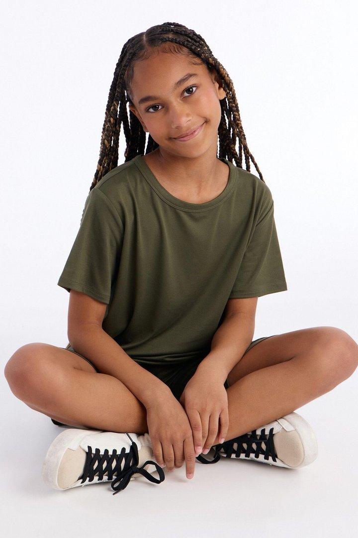 Mini Weekend Vibes Short Set III - Olive