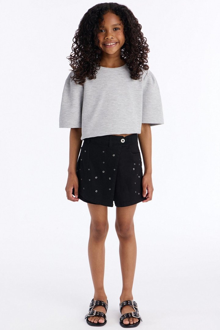 Mini Back And Forth Skort - Black