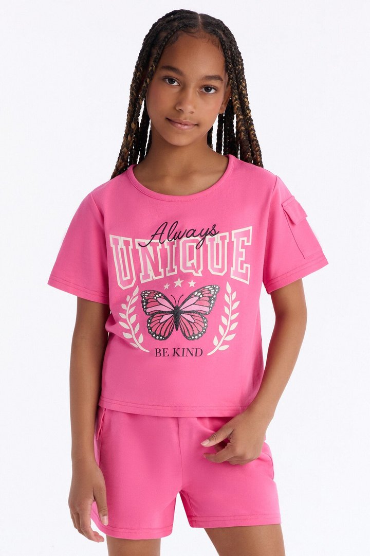 Mini Always Unique Short Set - Rose