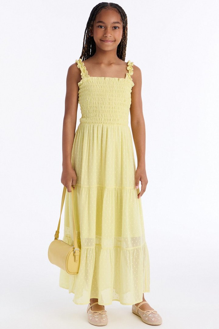 Mini Enjoying The Sunshine Dress - Butter Yellow