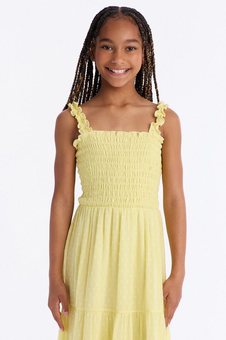 Mini Enjoying The Sunshine Dress - Butter Yellow