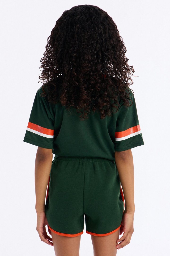 Mini Popular 87 Short Set - Hunter Green