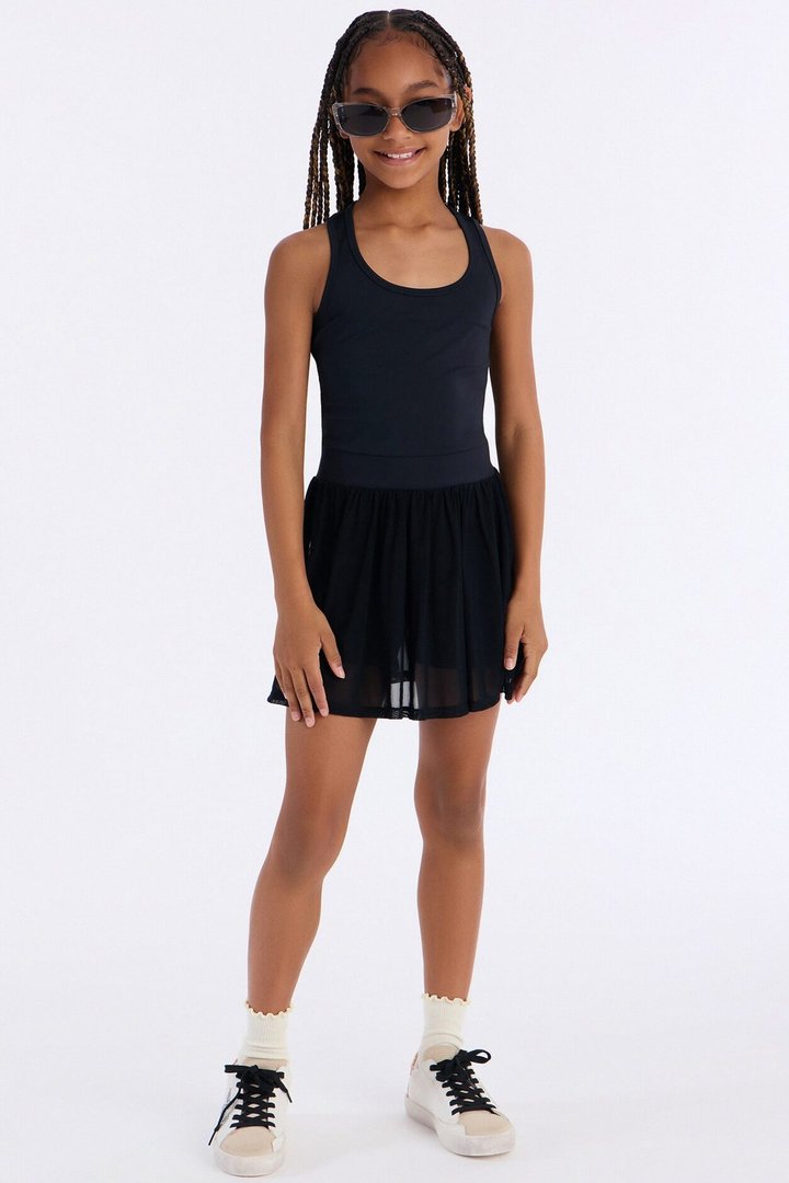 Mini Tennis Babe Elevate Active Dress - Black