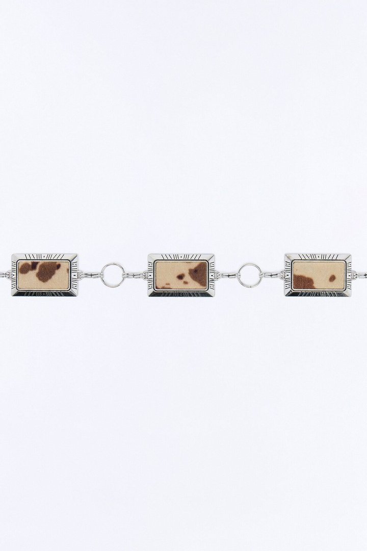 Riding In Style Chain Belt - Silver
