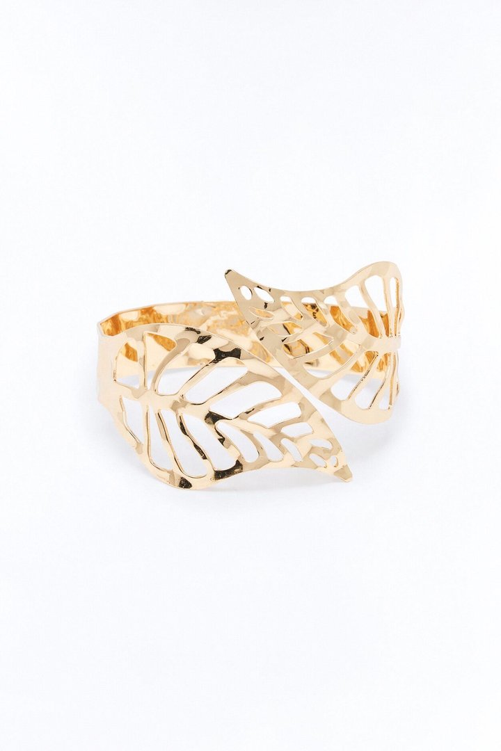 Beleaf In Yourself Arm Cuff - Gold