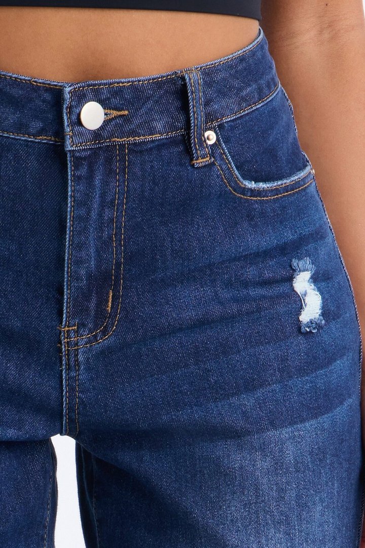Sundaze Bermuda Denim Shorts - Dark Wash