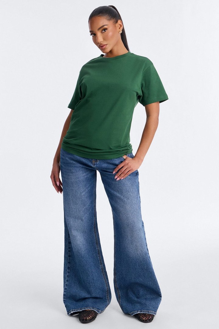 Random Tuesday Oversized T Shirt - Hunter Green