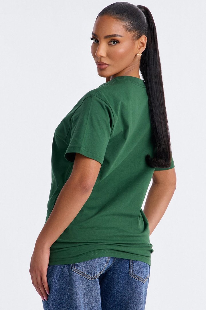 Random Tuesday Oversized T Shirt - Hunter Green