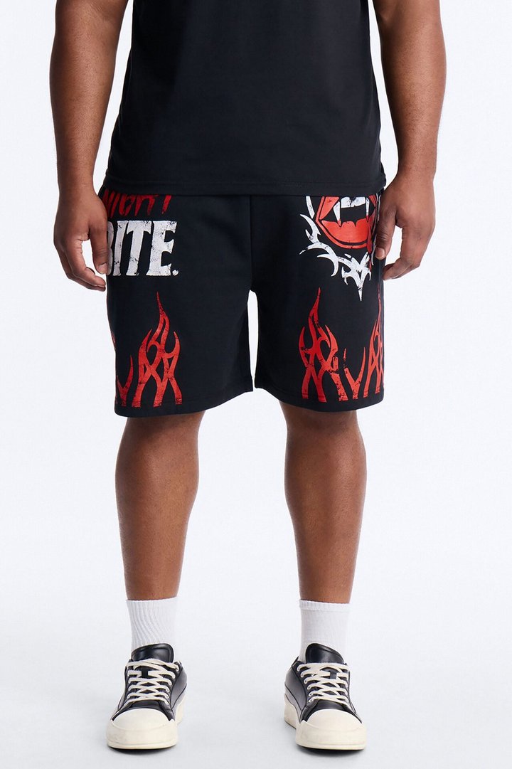 Night Bite Sweatshorts - Black