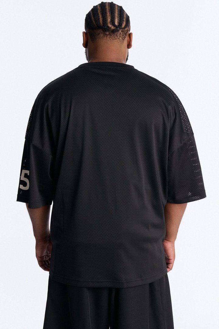Jersey Fit Paris 75 V-Neck Shirt - Black