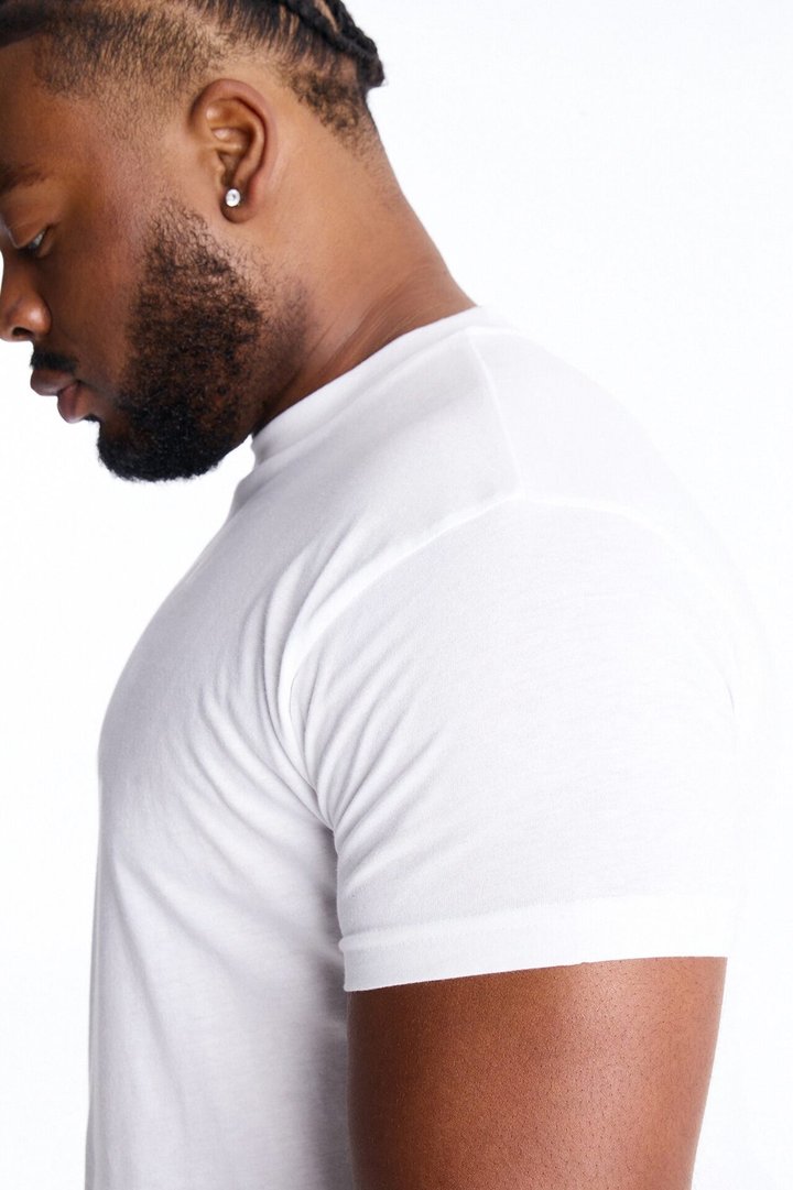 Classic Muscle Fit Tee - White
