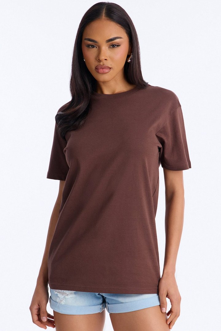 Random Tuesday Oversized T Shirt - Mocha