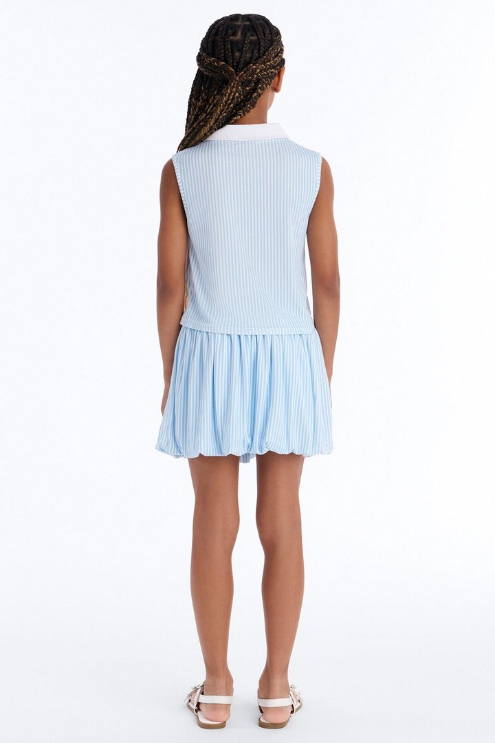 Mini Giving My All Skort Set - Light Blue