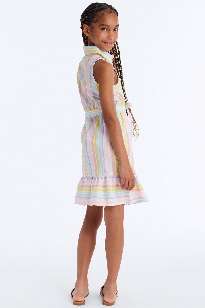 Mini Anything Is Possible Shirt Dress - Multi Color