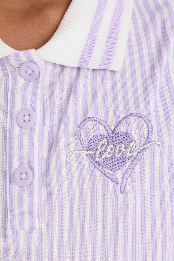 Mini I Just Love It Skort Set - Lilac