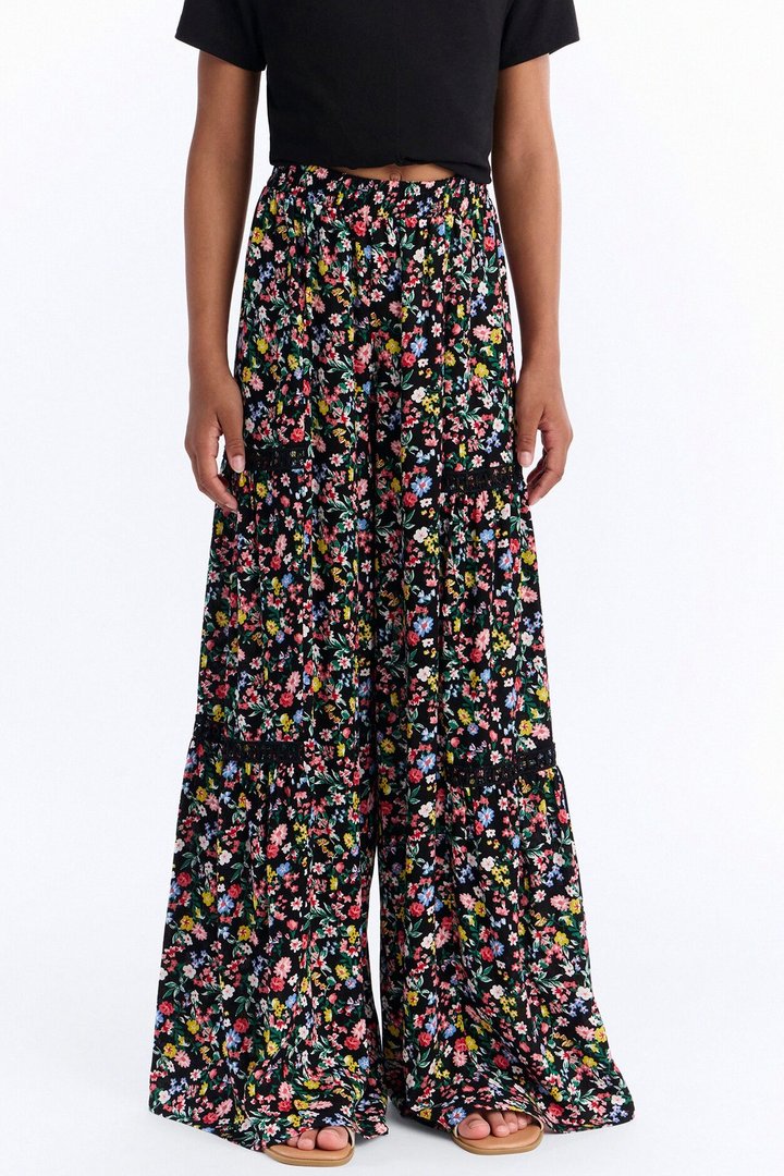 Mini Maybe Later Wide Leg Pant - Multi Color