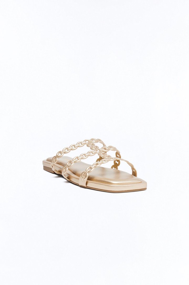 Kemper Chain Sandals - Gold