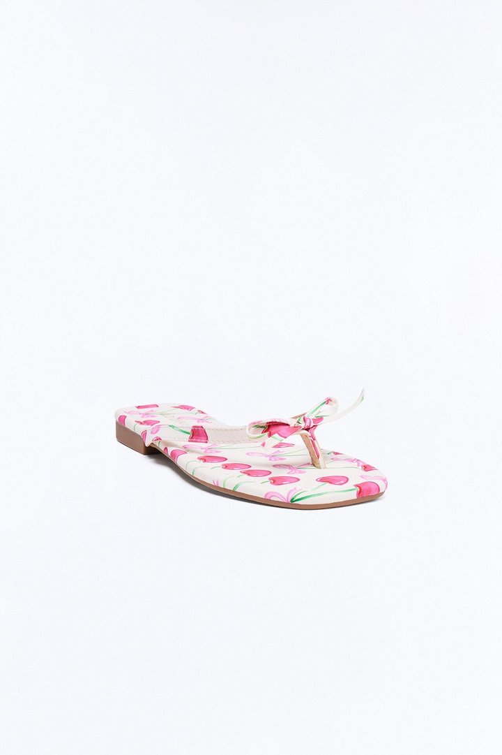 Stella Cherry Flip Flops - Pink/combo