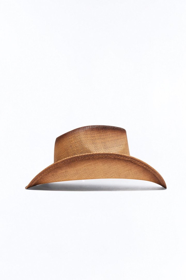 Bad Bull Energy Straw Cowboy Hat - Tan