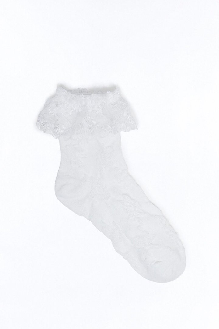 Mini Floral Dreams Socks - White