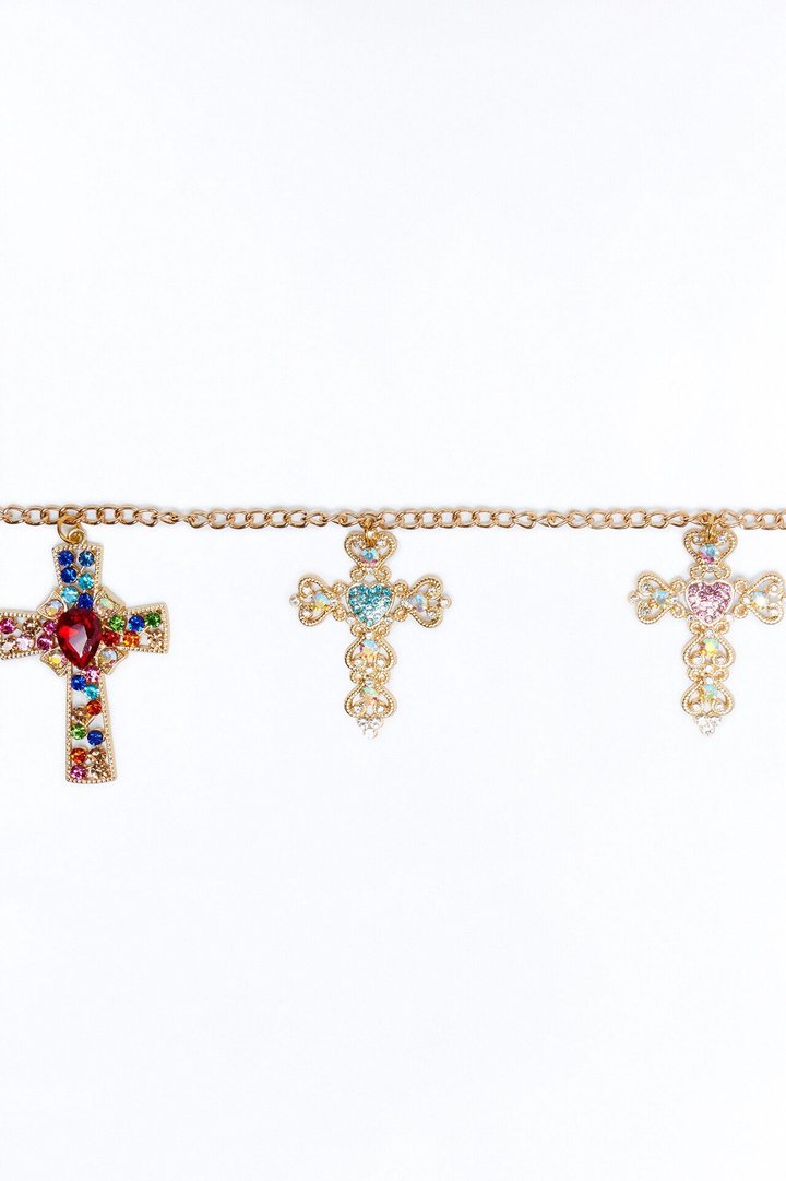 Faithfully Hot Chain Belt - Gold