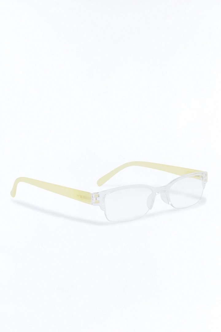 Berry Buttercup Reader Glasses - Clear/Yellow