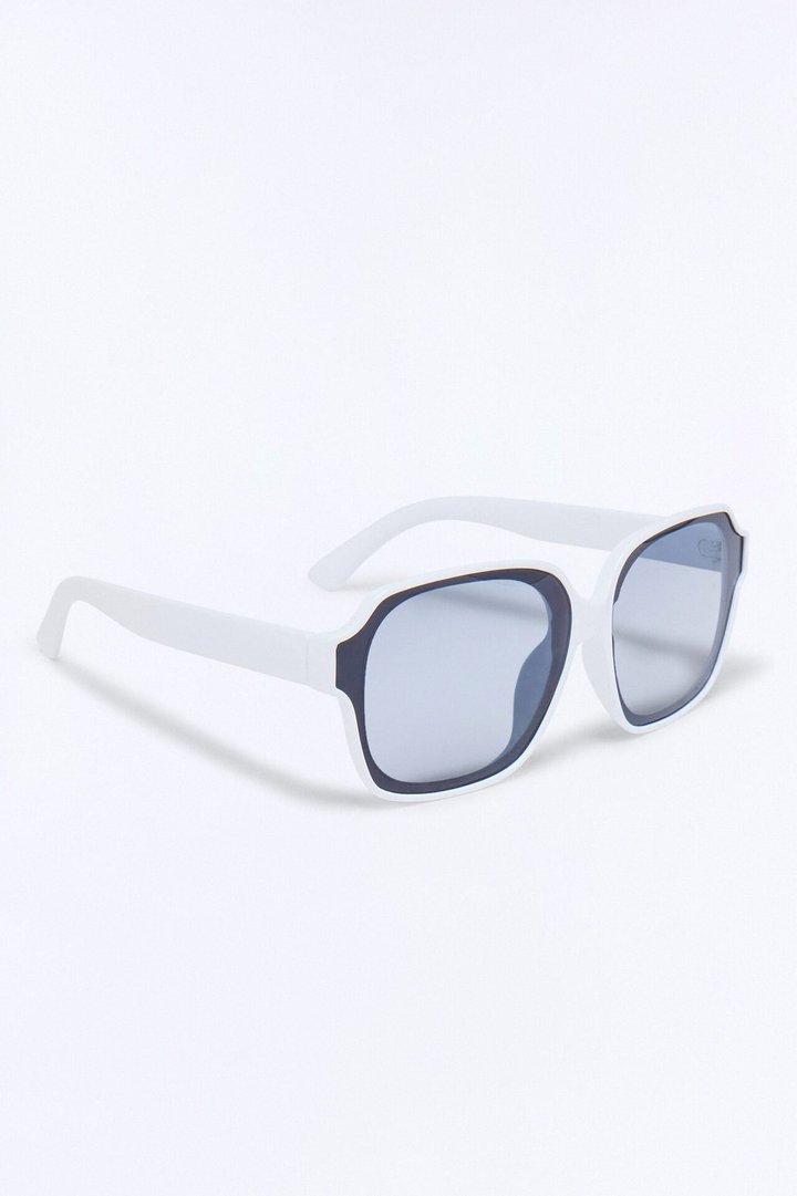 Double Feature Sunglasses - White