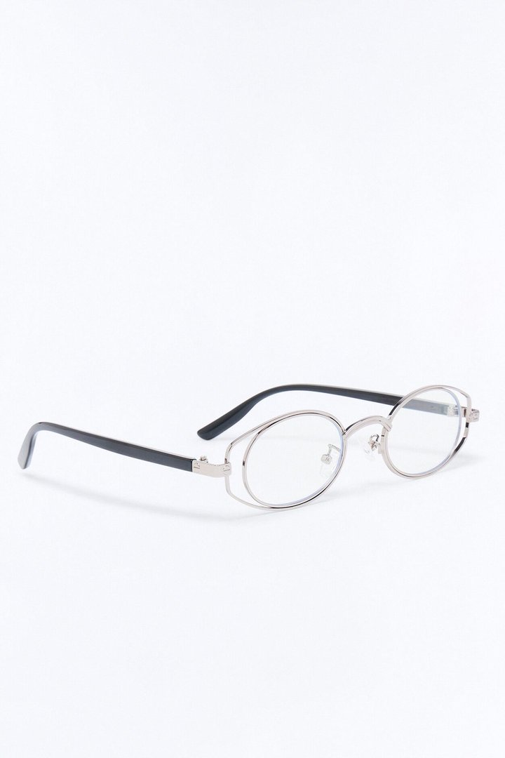 Clear As Can Be Glasses - Silver