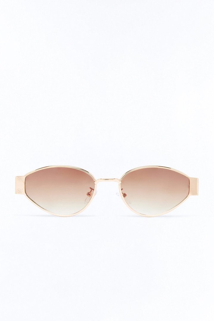 Nadia Sunglasses - Gold/Brown