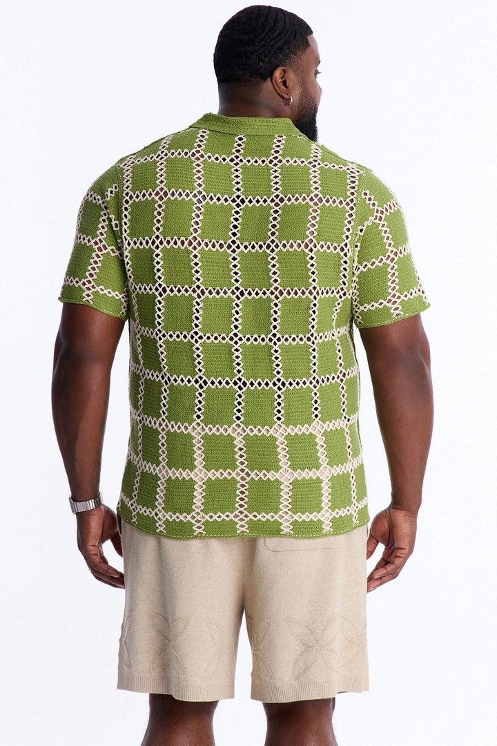 Open Field Crochet Johnny Polo - Olive