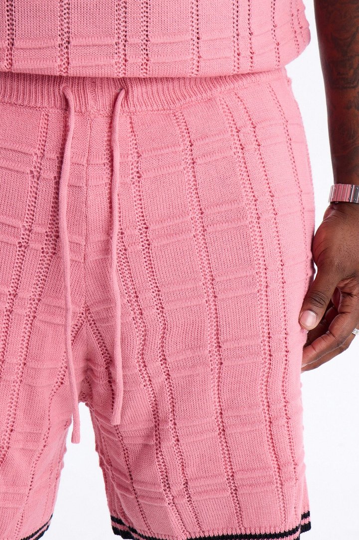 Relaxed Riviera Knit Short - Pink