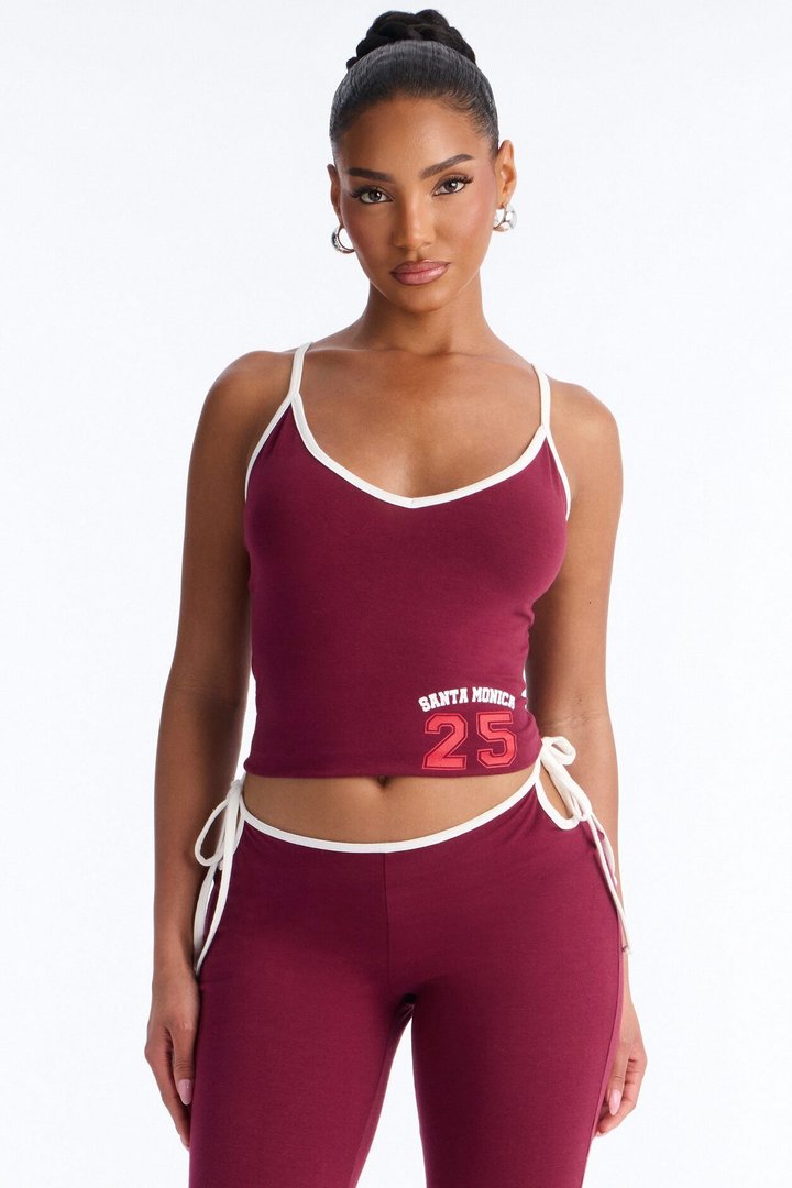 Lexi Capri Legging Set - Burgundy