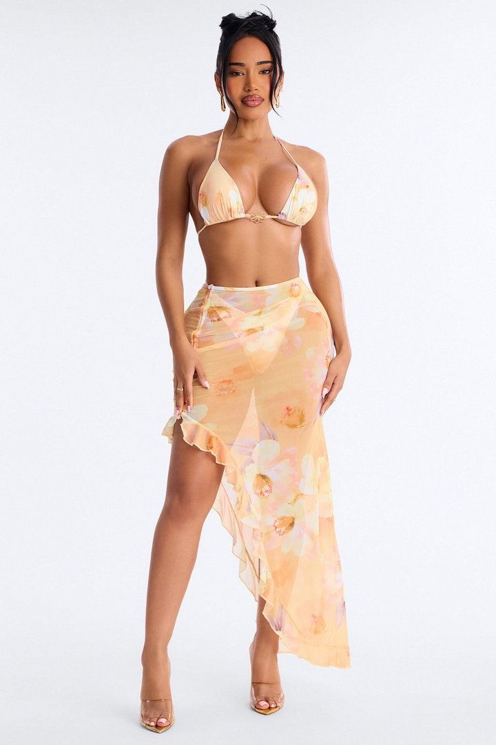 Gotta Believe Bikini And Sarong - Yellow