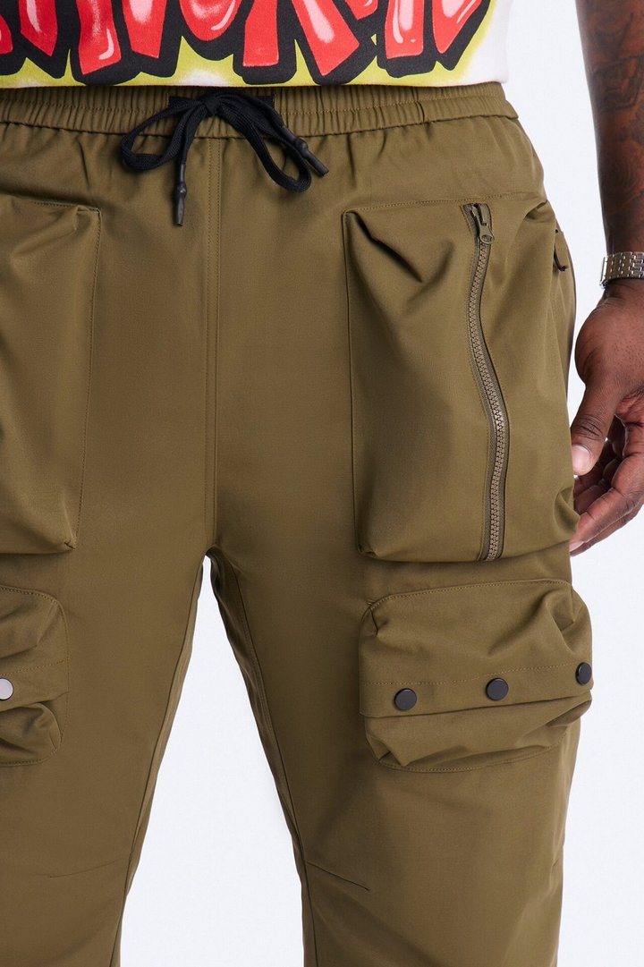 Slim Fort Dreamer Cargo Pant - Olive